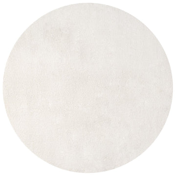 Haze Solid Low-pile Area Rug Cream